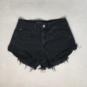 American Eagle Stretchy Black Shorts